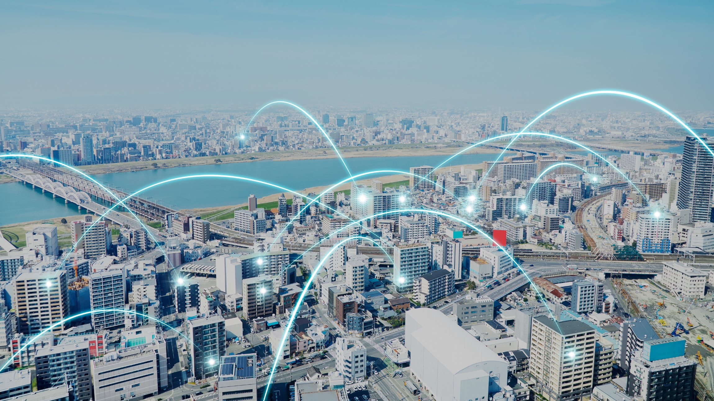 Internet connection for businesses in a local city